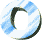 GIF animado (28385) Letra o azul