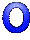 GIF animado (28251) Letra o azul anil