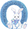 GIF animado (29377) Letra o conejito