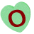 GIF animado (26751) Letra o corazon caramelo
