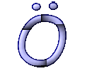 GIF animado (27853) Letra o dieresis