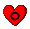 GIF animado (27143) Letra o mini corazon