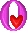 GIF animado (27361) Letra o rosa corazon