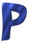 GIF animado (25380) Letra p acuatica