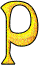 GIF animado (25408) Letra p amarilla