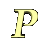 GIF animado (25435) Letra p amarilla