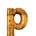 GIF animado (25967) Letra p amarilla madera