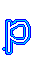 GIF animado (27440) Letra p azul
