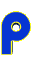 GIF animado (27609) Letra p azul