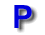 GIF animado (27929) Letra p azul