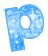 GIF animado (25228) Letra p burbujas agua