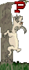 GIF animado (29143) Letra p cabra