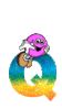 GIF animado (24839) Letra q