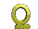 GIF animado (25545) Letra q amarilla girando