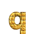 GIF animado (25892) Letra q amarilla ladrillo
