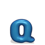 GIF animado (28085) Letra q azul