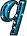 GIF animado (27478) Letra q azul turquesa