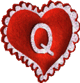 GIF animado (26979) Letra q corazon rojo