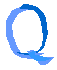 GIF animado (28130) Letra q mayuscula azul