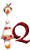 GIF animado (28985) Letra q pato