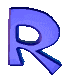 GIF animado (27698) Letra r azul
