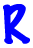 GIF animado (27957) Letra r azul