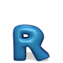 GIF animado (28086) Letra r azul