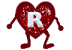 GIF animado (26728) Letra r corazon brazos