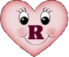 GIF animado (27032) Letra r corazon tierno