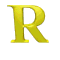 GIF animado (25462) Letra r d amarilla