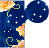 GIF animado (28183) Letra r estrellas rosas