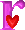 GIF animado (27364) Letra r rosa corazon