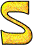GIF animado (25411) Letra s amarilla