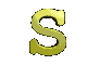 GIF animado (25547) Letra s amarilla girando