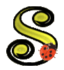 GIF animado (25619) Letra s amarilla mayuscula mariquita