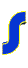 GIF animado (27612) Letra s azul