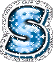 GIF animado (27673) Letra s azul