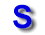 GIF animado (27932) Letra s azul