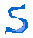 GIF animado (28133) Letra s azul