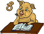 GIF animado (29256) Letra s cerdo