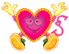 GIF animado (26579) Letra s corazon