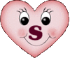 GIF animado (27033) Letra s corazon tierno