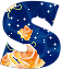 GIF animado (28186) Letra s estrellas rosas mayuscula