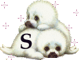 Imagen GIF de Letra s foquitas animado