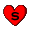 GIF animado (27147) Letra s mini corazon