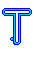 GIF animado (27449) Letra t azul mayuscula