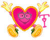 GIF animado (26580) Letra t corazon