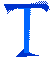 GIF animado (28136) Letra t mayuscula azul
