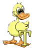GIF animado (28961) Letra t patito