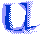 GIF animado (28137) Letra u azul